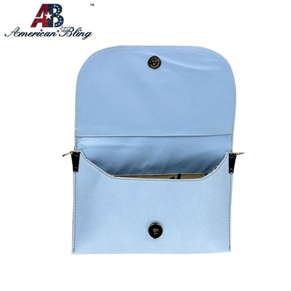 American Bling Western Studded Concho Clutch/Mini - Picture 3 of 3